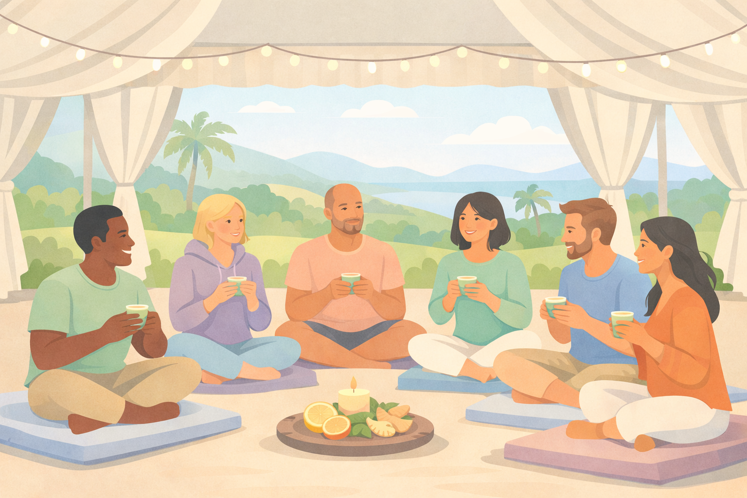 A flat vector style professional illustration in a soft pastel palette soft blues mint greens peaches pale yellows lavenders If there are people they-Feb-25-2026-12-12-07-2159-AM