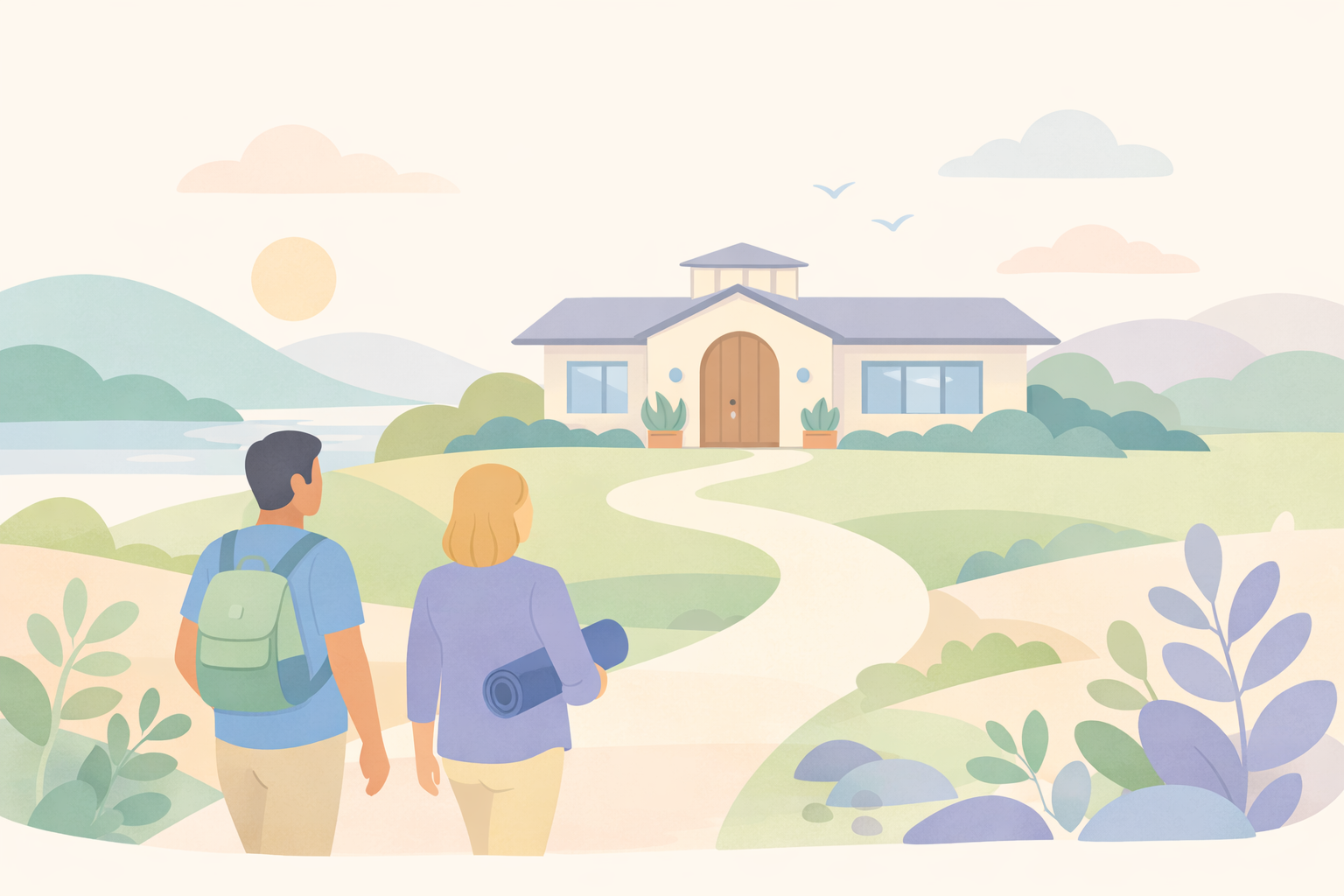 A flat vector style professional illustration in a soft pastel palette soft blues mint greens peaches pale yellows lavenders If there are people they-Mar-18-2026-10-32-26-6727-AM