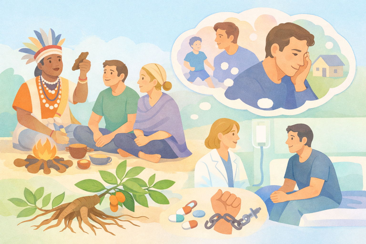 Bwiti Iboga Ceremony at Dusk-3