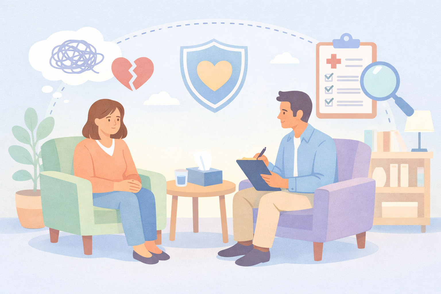 Neutral Mental Health Assessment Scene