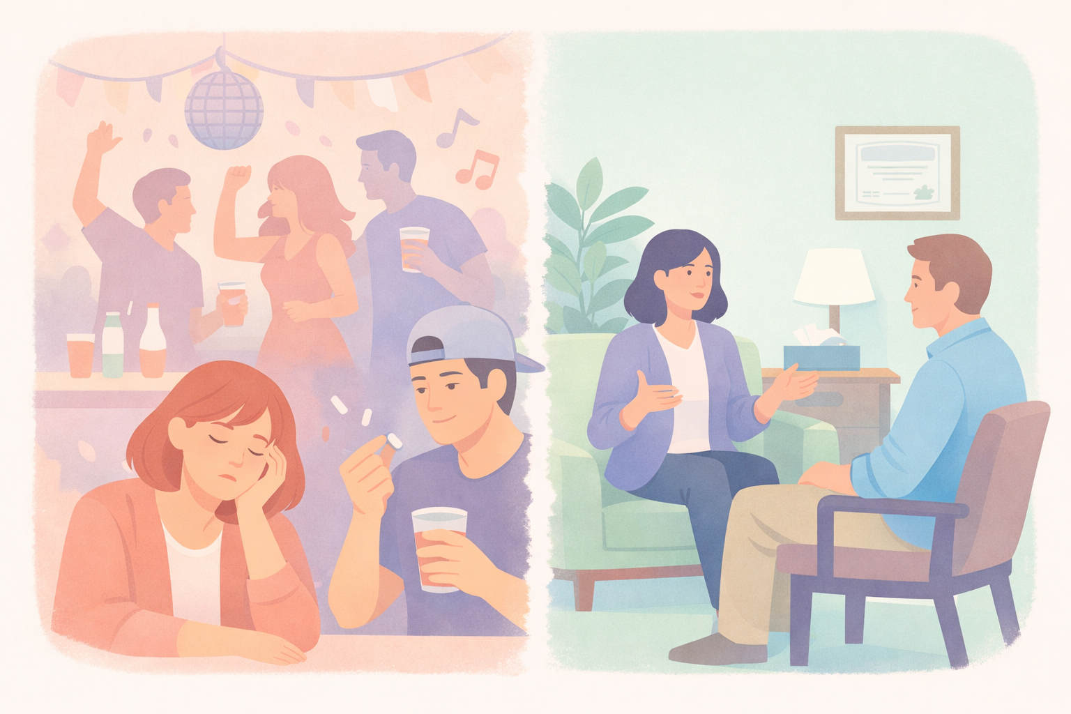 Party Drug Contrast Therapy Room