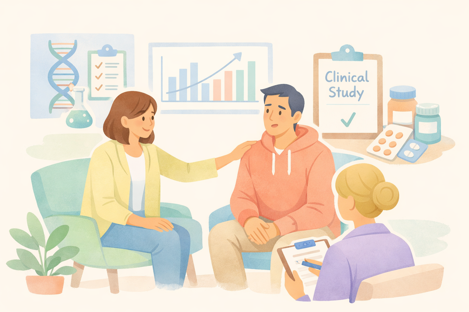 Psychotherapy Session with Subtle Clinical Trial Elements-2