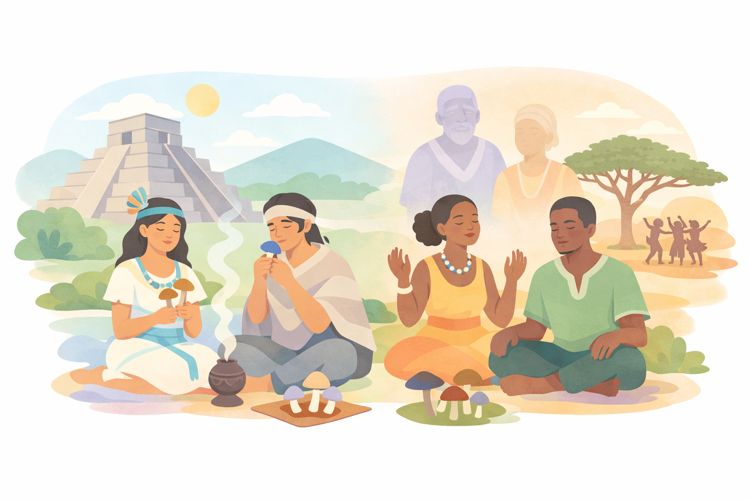 Sacred Fungi Spiritual Connection