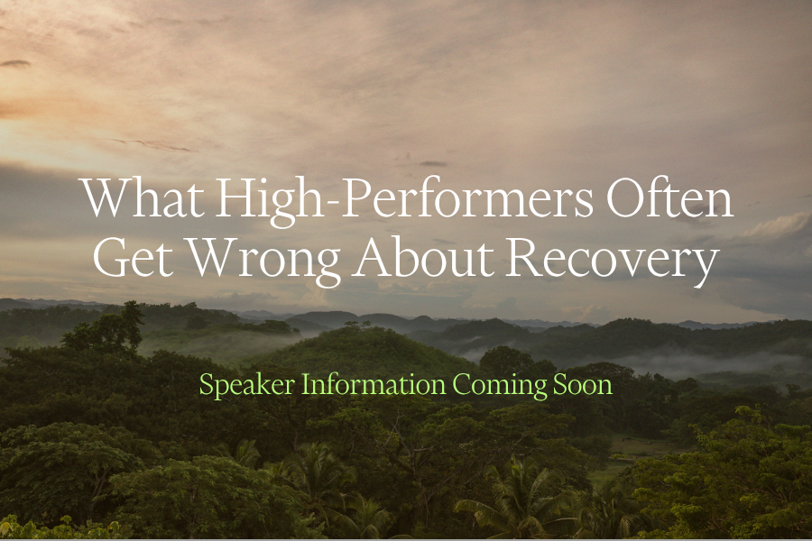 What High-Performers Often Get Wrong About Recovery