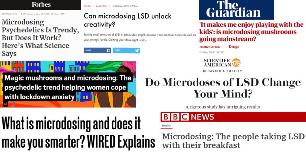 Microdosing placebo effect explored in modern media