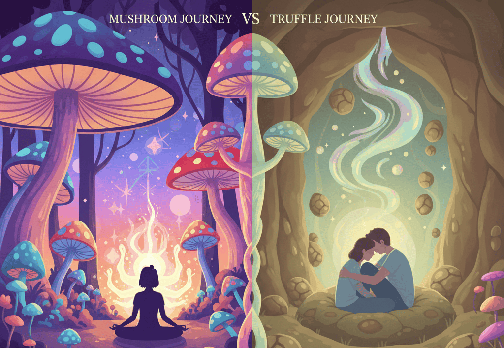 Mushroom vs Truffle Journey