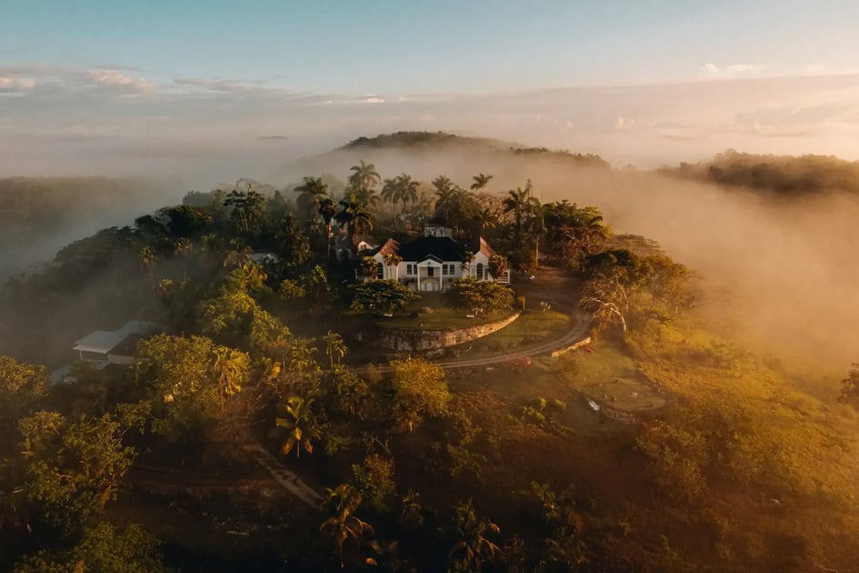 The Good Hope estate in Trelawny, Jamaica, where Beckley runs its Jamaica retreats