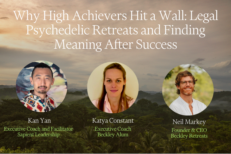 Why High Achievers Hit a Wall: Legal Psychedelic Retreats and Finding Meaning After Success