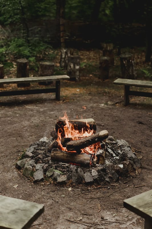 The fire pit