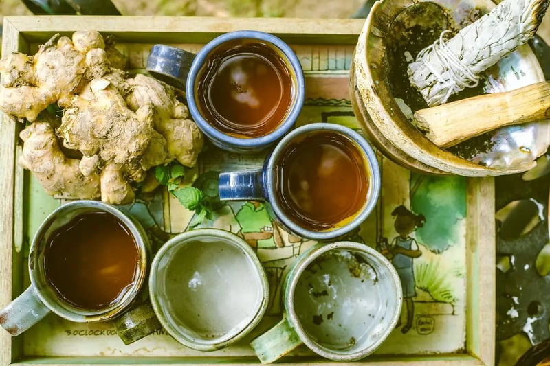 Tea on a tray