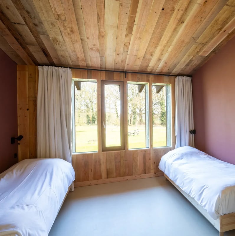 Inside a lodge
