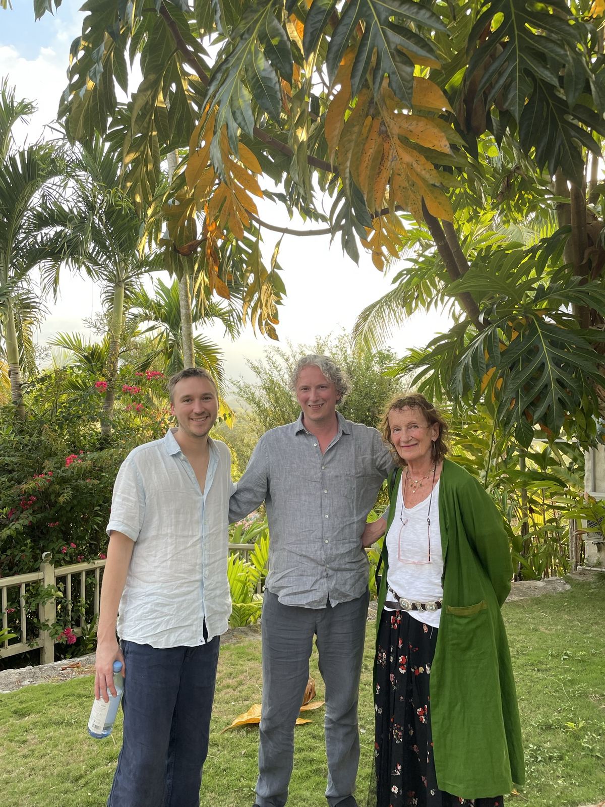 Cosmo, Rock, and Amanda at Good Hope, Jamaica